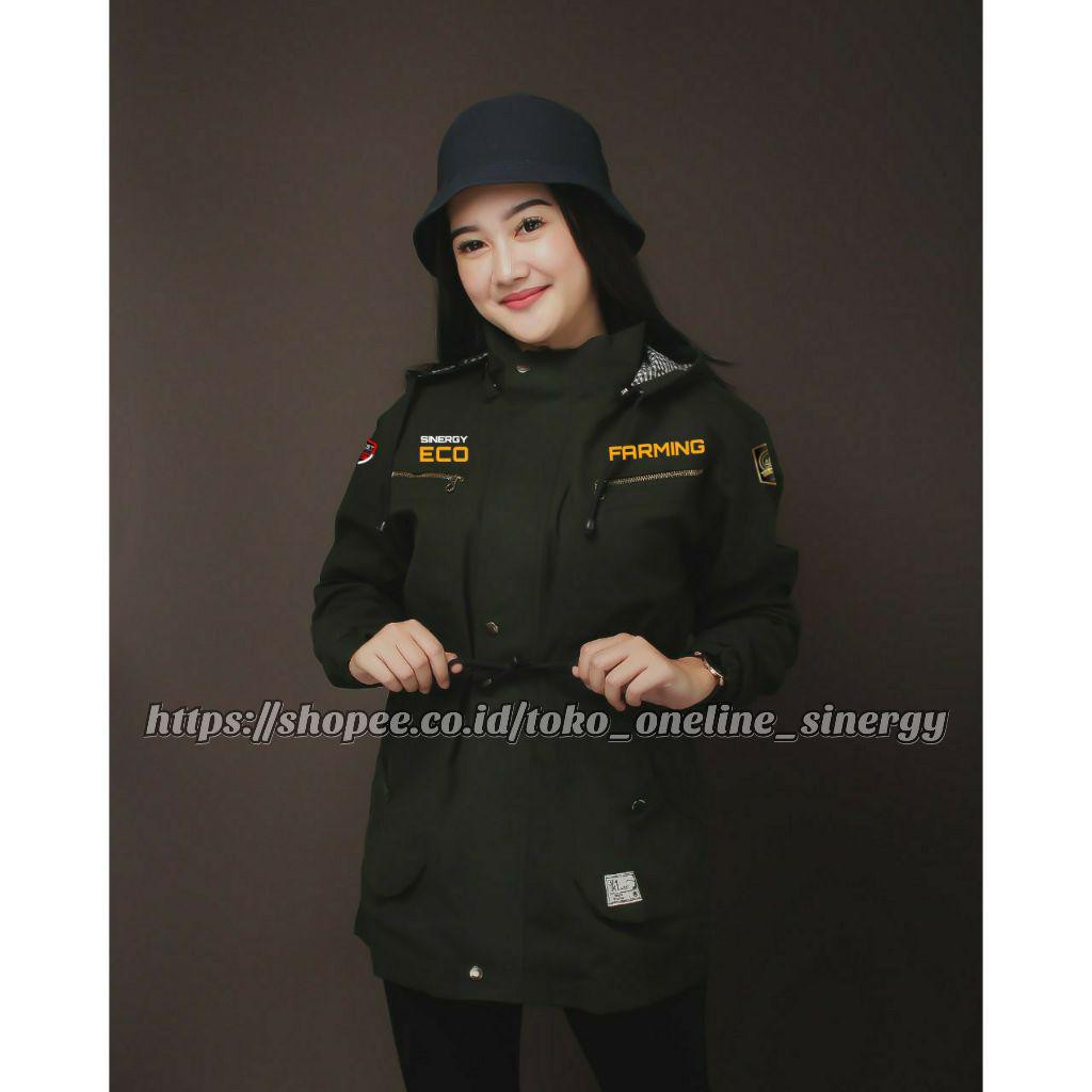 JAKET PARKA CEWEK ECO FARMING / JKT-B03