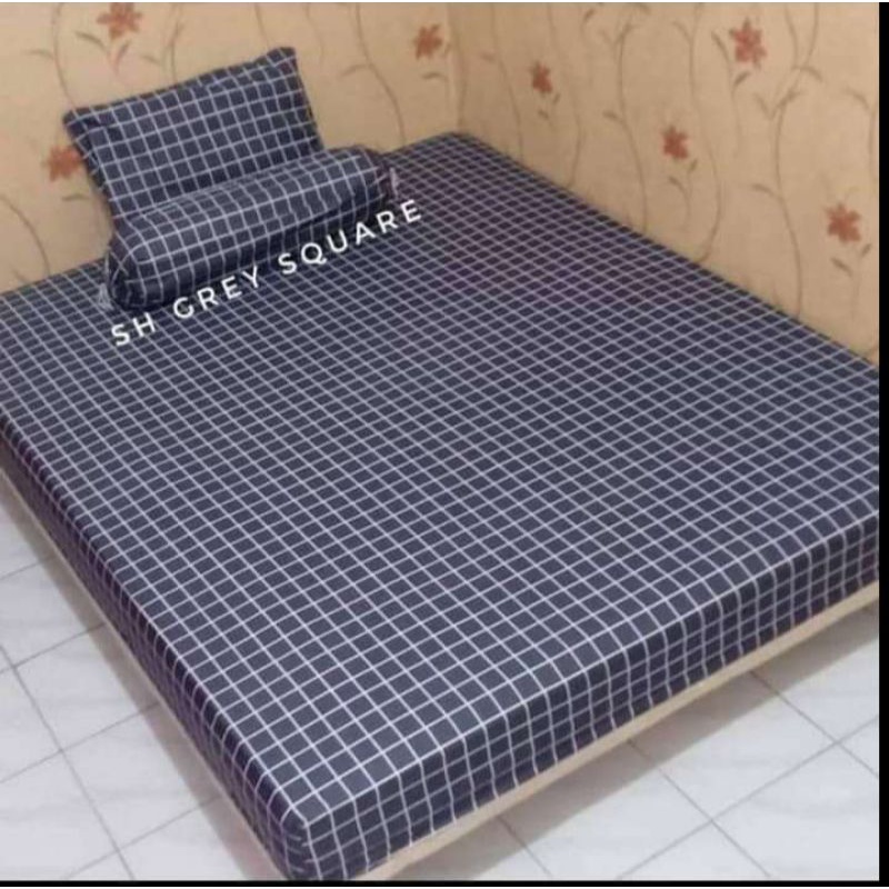 (Beli 2 ongkir ekonomis) Sprei single aesthetic kotak