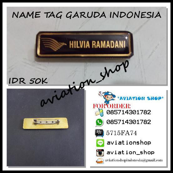 

Name Tag Garuda Indonesia