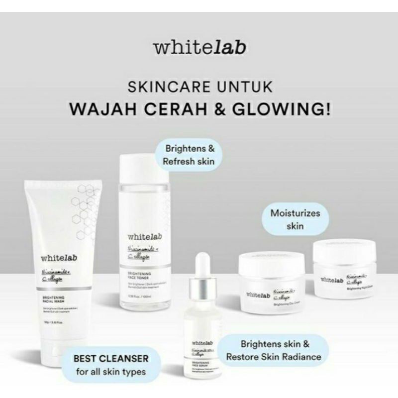 WHITELAB BRIGHTENING PAKET WAJAH skincare