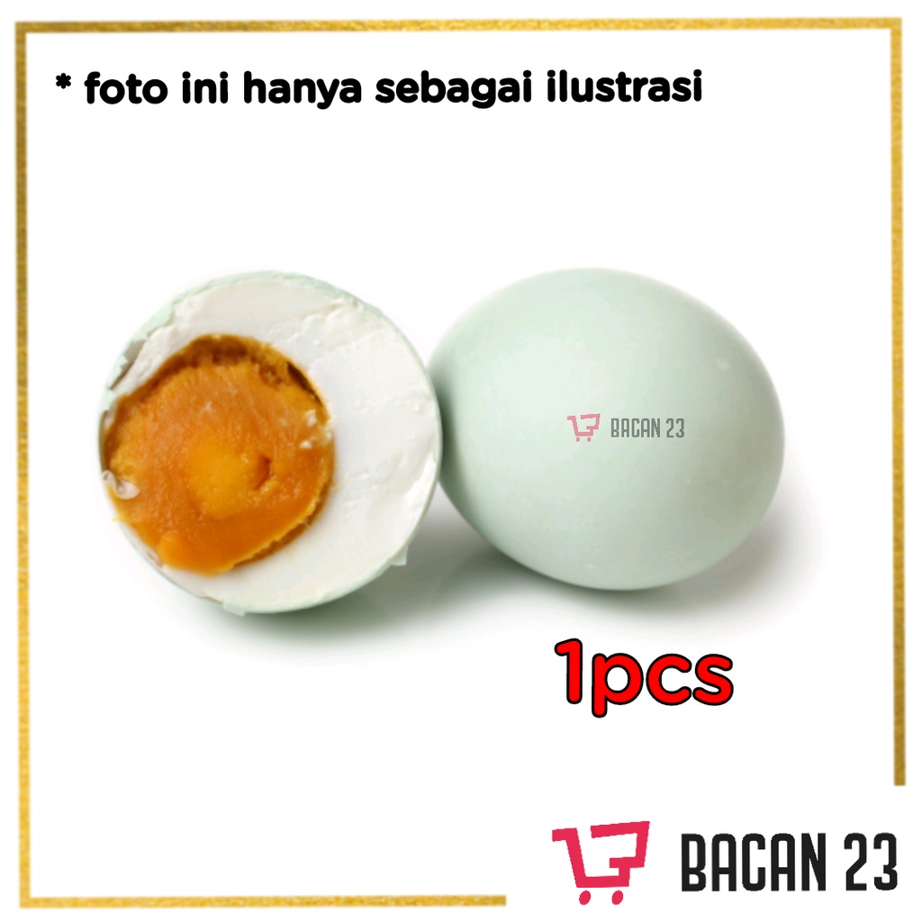 

Telur Asin Matang ( 1 pcs ) / Telor Asin Matang / Bacan 23 - Bacan23