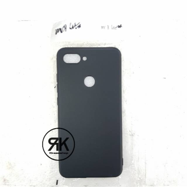 jelly doff slim silicone xiaomi mi8 mi 8 lite matte case casing cover