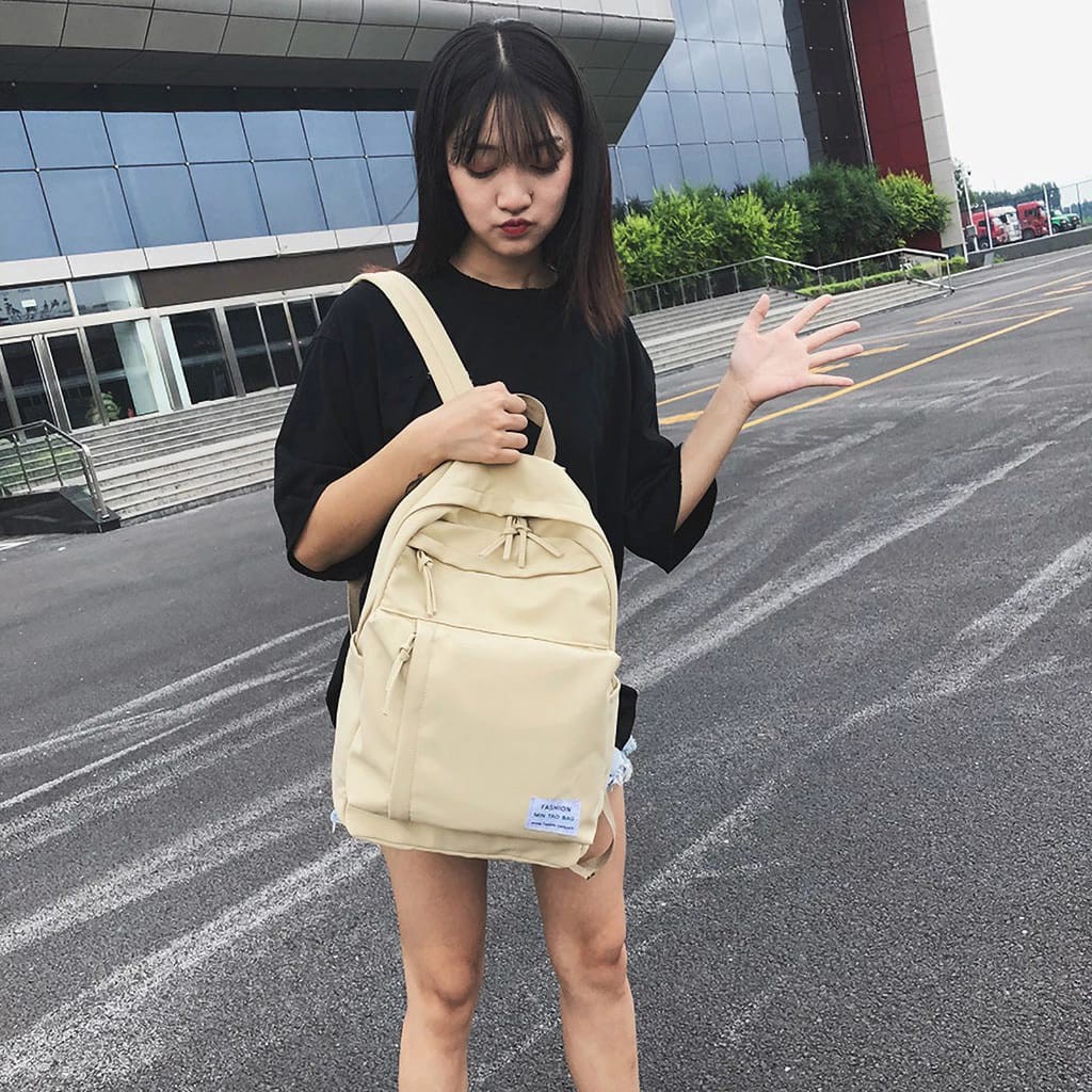 KSO_BAG - Tas Ransel Anak Wanita Terbaru 2021 Kekinian Backpack MIN TAO Korean Style Termurah