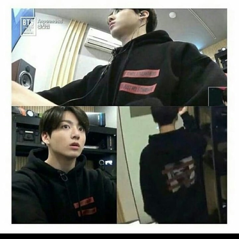 Hoodie ONA Basemaent It Just My Hoodie @ona.official_ wearing by jungkook