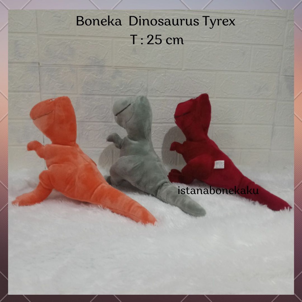 Boneka Dinosaurus Dino Tyrex Trex Tirex Premium Kualitas Bahan Lembut