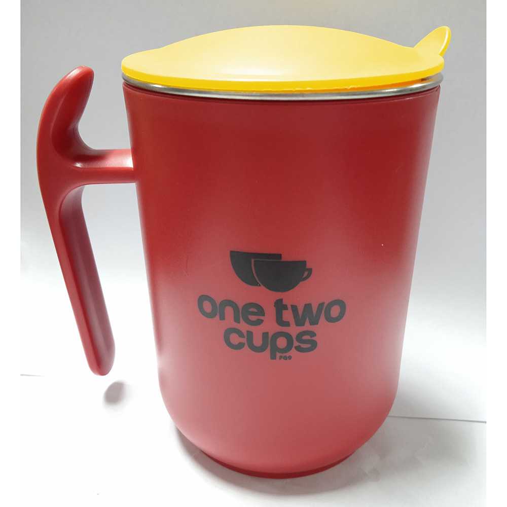 TD-DA One Two Cups Gelas Kopi Stainless Steel Insulation Sealed Cup - FG9