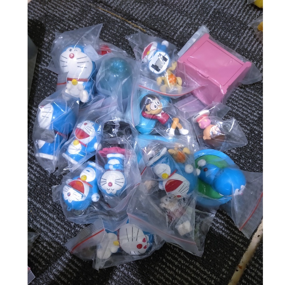 Doraemon Action Figure Hadiah Mainan Happy Meal  MCD Mcdonal's Doraemon Series Nobita Suneo Giant Be