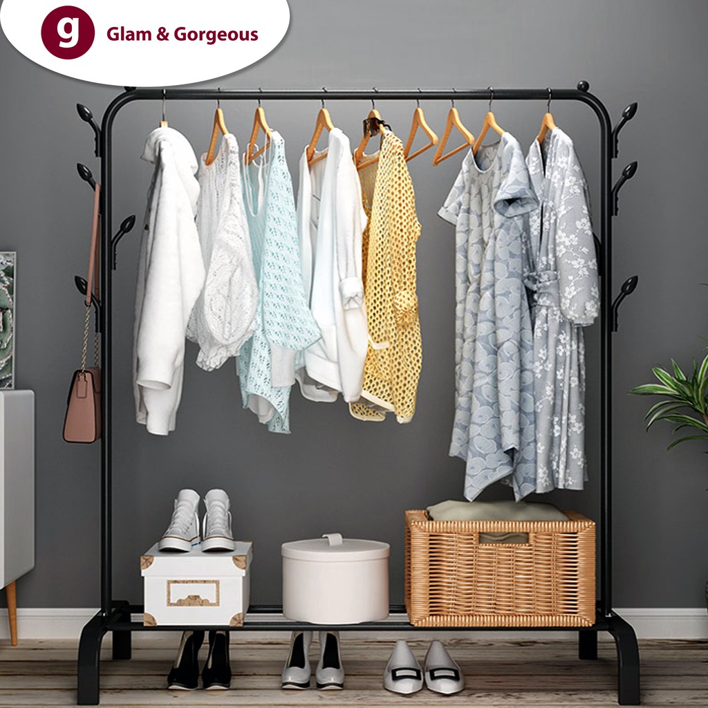 Rak Gantungan Baju Jemuran Pakaian Minimalis Stand Hanger GHR006