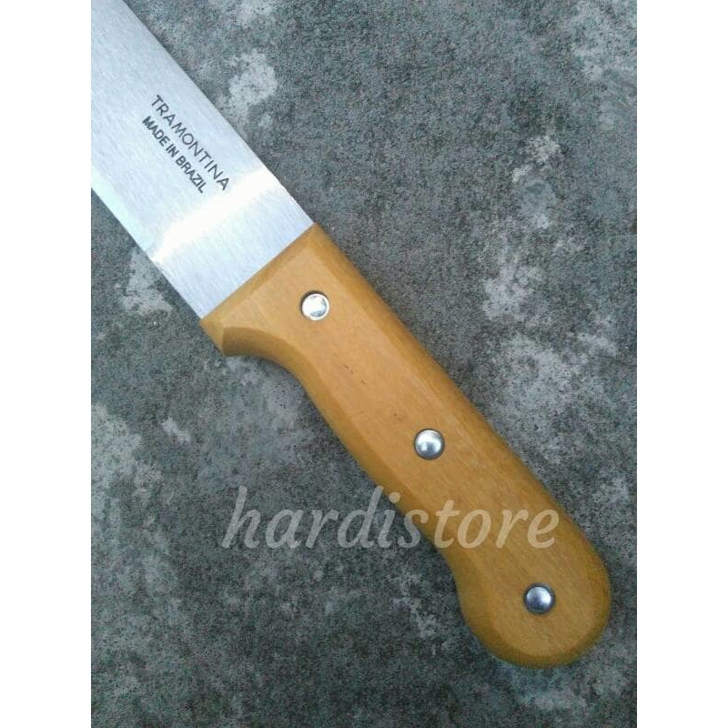 ID MACHETE 20 INCHI / 50 CM TRAMONTINA BUSH SURVIVAL 26620/020 FULLTANG HANDLE KAYU ORIGINAL BRAZIL