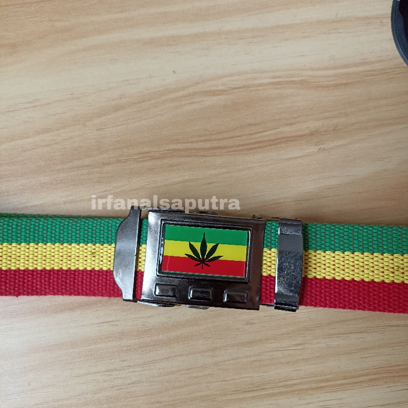 Ikat Pinggang Pria RASTA Sabuk Gesper Jepit Reage Men Belt S049