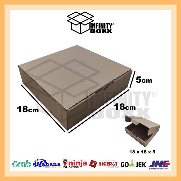 

Kotak Kardus Pizza Box Die Cut Ukuran 18X18X5