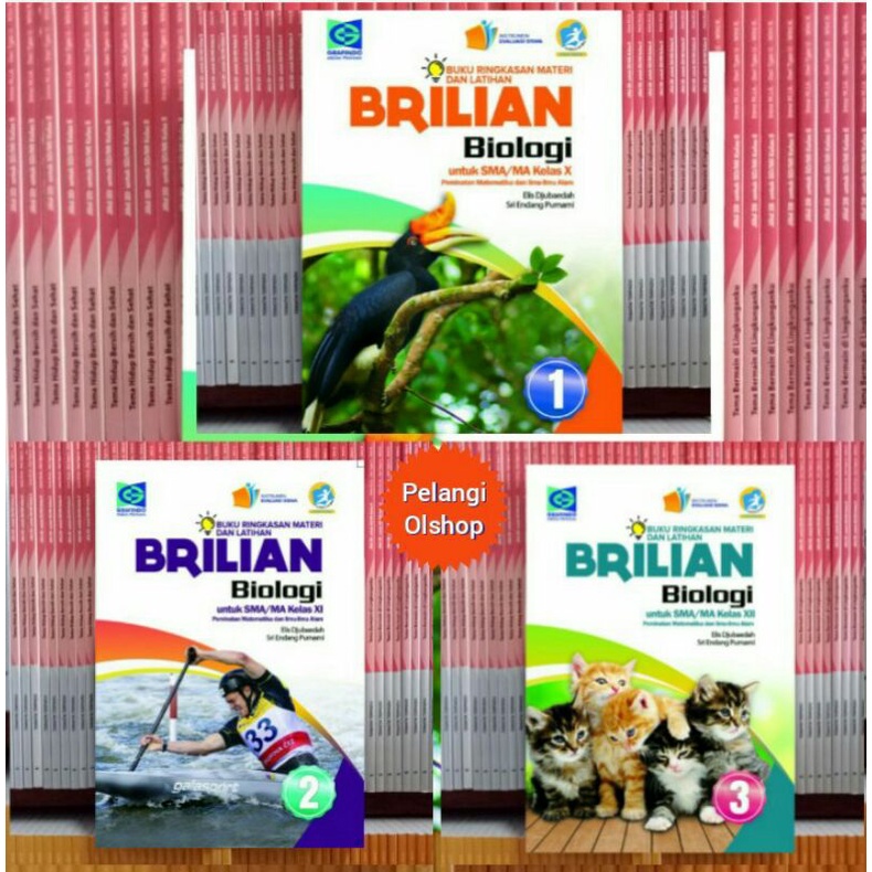 BUKU BRILIAN BIOLOGI SMA/MA KELAS 10,11,12 REVISI K13N GRAFINDO