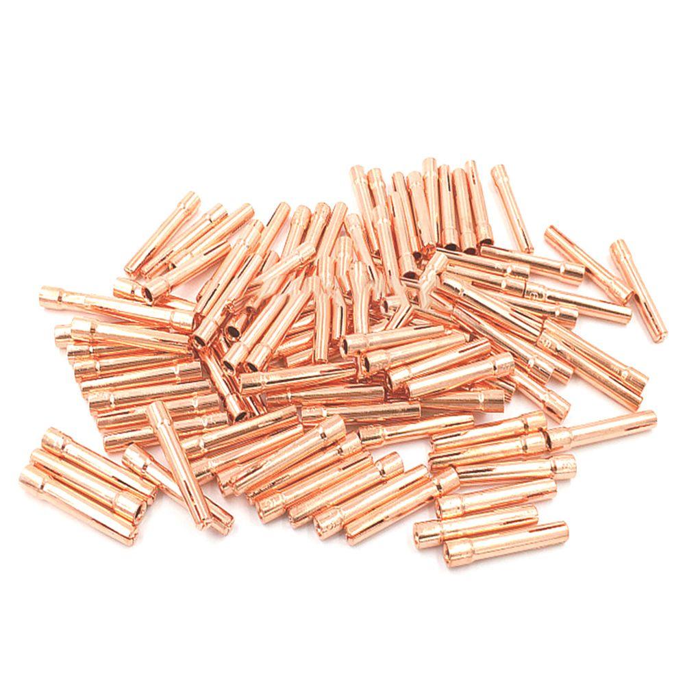 Solighter 10pcs Electroder Collet Penjualan Panas TIG Welder Aksesori 1.6/2.0/2.4/3.2mm Welding Torch