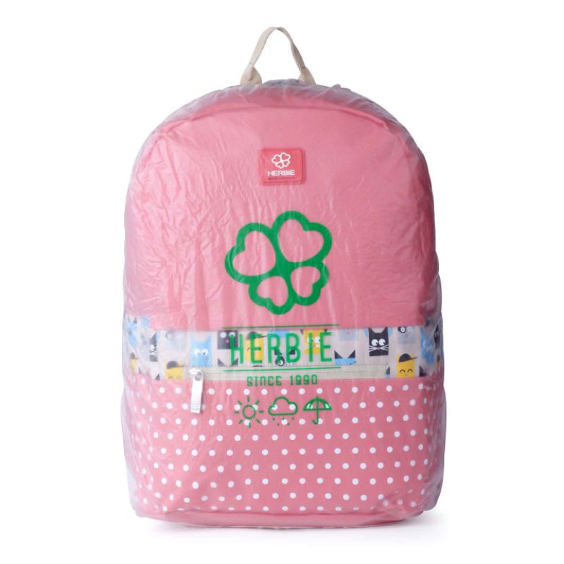 Tas Backpack Wanita Terbaru Pink Salem Cantik Stylish | Tas Ransel Perempuan Kekinian | Tas Gendong Cewek | Tas Kasual Sekolah Kerja