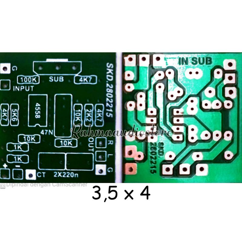 PCB FILTER SUBWOOFER