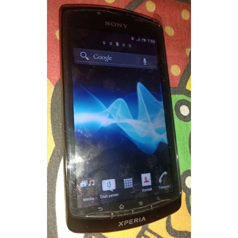 HP Bekas Murah Handphone Android Sony MT25i Normal Termasuk Baterai