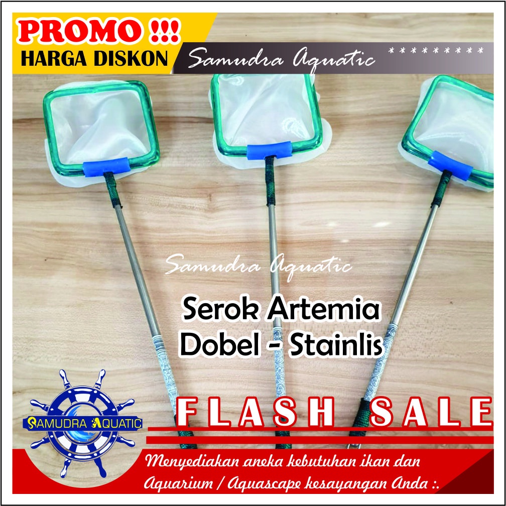 Serok Artemia STAINLESS Serok DOBEL / Jaring / Seser Atermia Stenlis | GRATIS PACKING KARDUS !!!