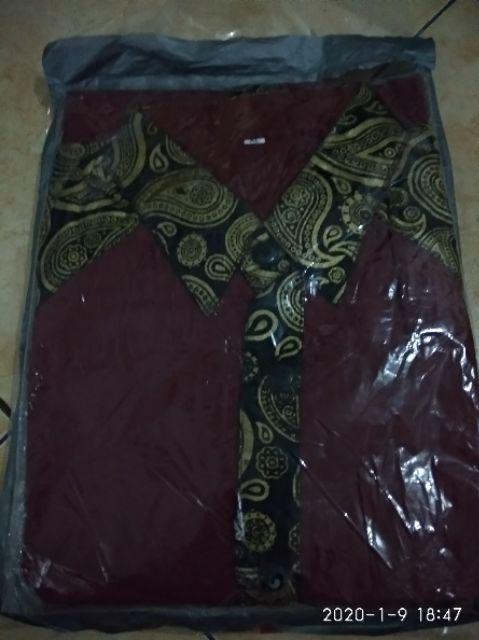 Kemeja Batik Pria Ppbtk07 Modern Lengan Pendek Casual Modis Trendy Masa Kini M L Xl Asli Pekalong