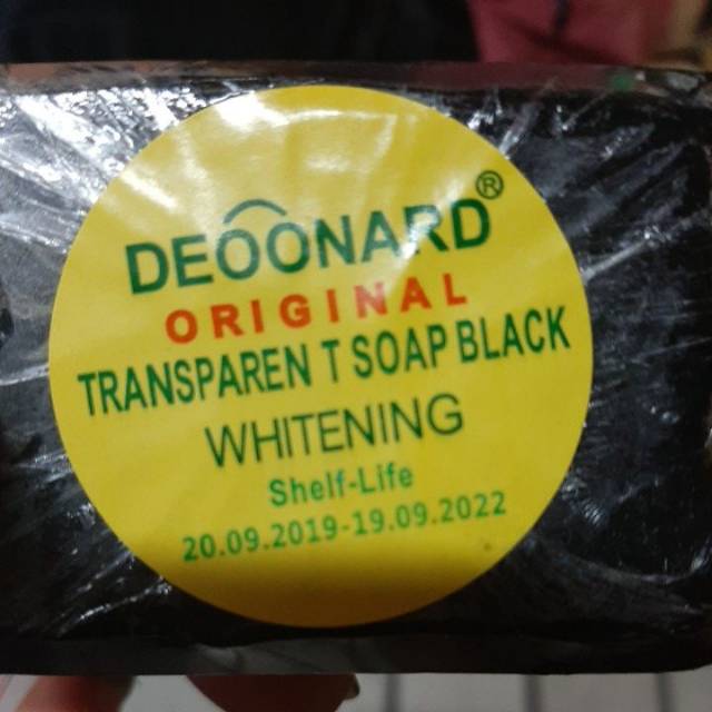 SABUN DEONARD WHITENING ORIGINAL [Hitam]