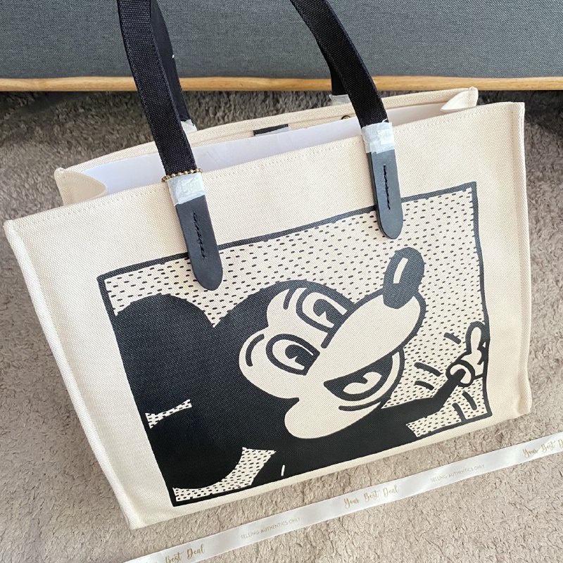 Coach Disney Mickey Mouse x Keith Haring Tote 42 Bag
