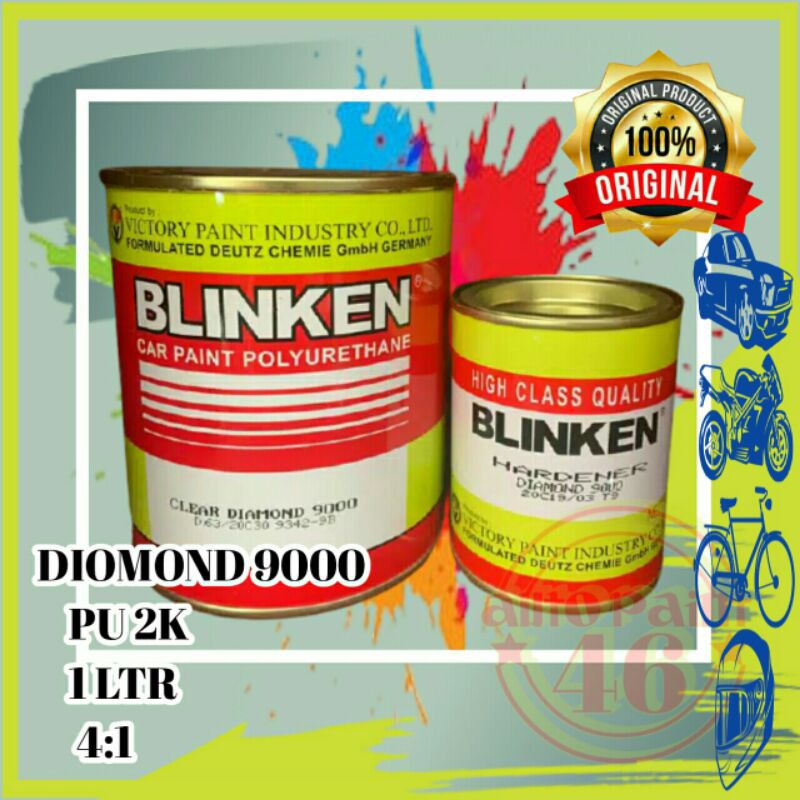 CLEAR BLINKEN DIAMOND 9000  Pu 2K