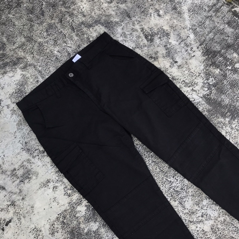 Longpants Cargo Jeans Halb Kreis
