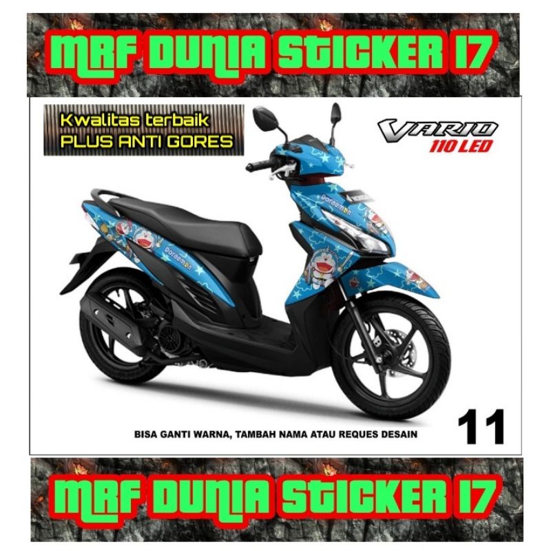 Sticker Decal Motor Vario 110 Led Full Body dekal motor Vario 110 Led Full Body Stiker Striping moto