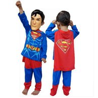 KOSTUM BAJU ANAK SUPERMAN GRATIS TOPENG / BAJU ANAK SUPERMAN SAYAP ADA TOPENG GRATIS TOPENG DAPAT TOPENG / BAJU ANAK LAKI LAKI SUPERMAN 2-10 TAHUN GRATIS TOPENG