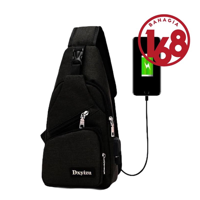 [USB PORT] Tas Slempang