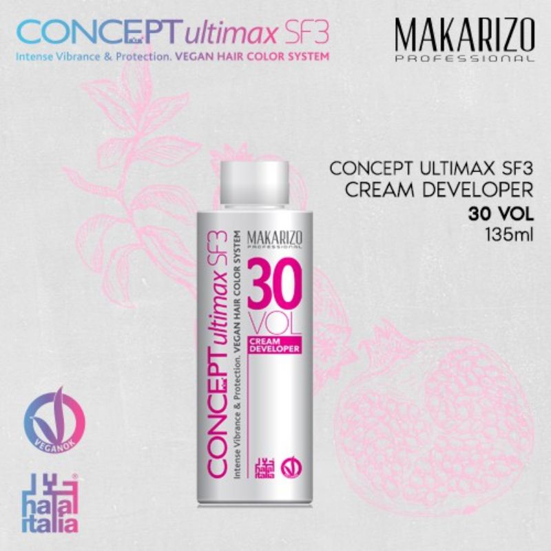 Makarizo Professional Concept ultimax sf3 Cream Developer Vol30