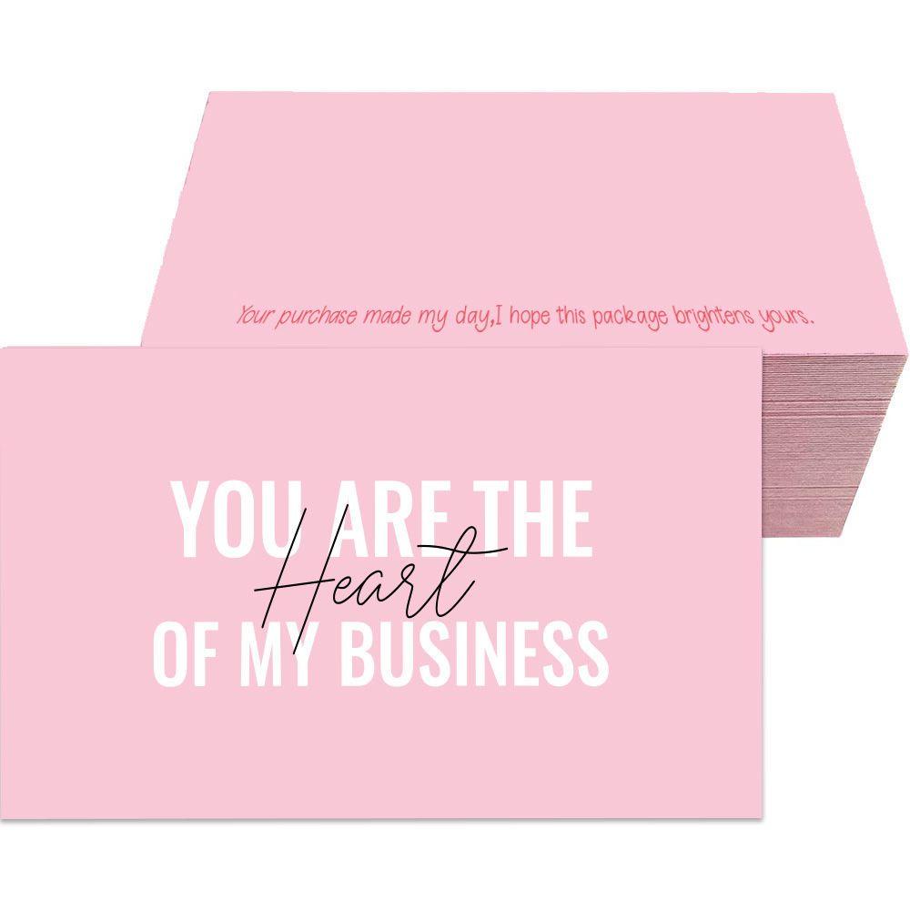 R-flower 30PCS Kartu Ucapan Terima Kasih Gift Untuk Support Online Ecer Greeting Postcard