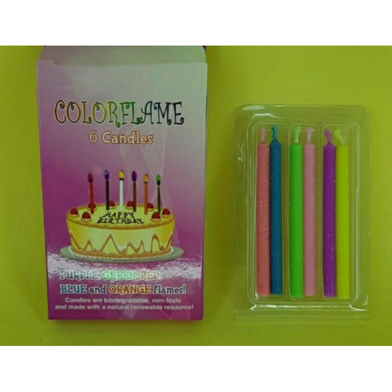 Lilin color flame (PR693) Warna api sesuai warna lilin