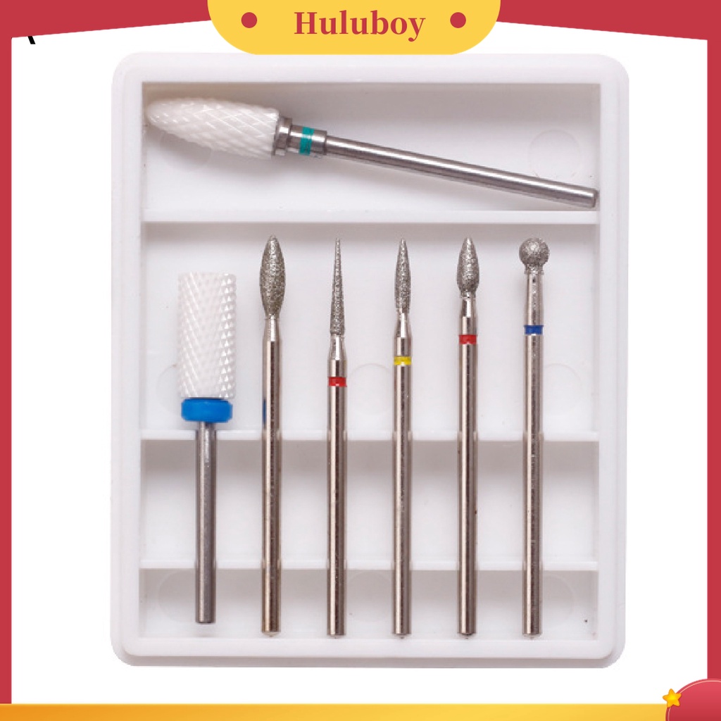 Huluboy Huluboy♡ 1 Set Kepala Amplas Kuku Universal Bahan Tungsten Steel Untuk Kecantikan