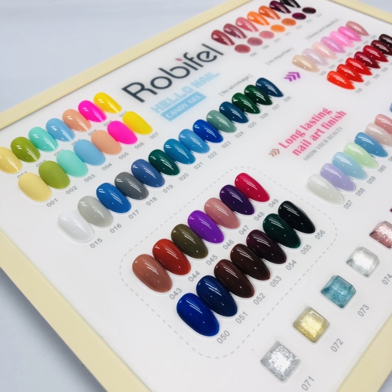 ROBIFEL SERIES 1SET 84 WARNA UV NAIL GEL POLISH 15ml