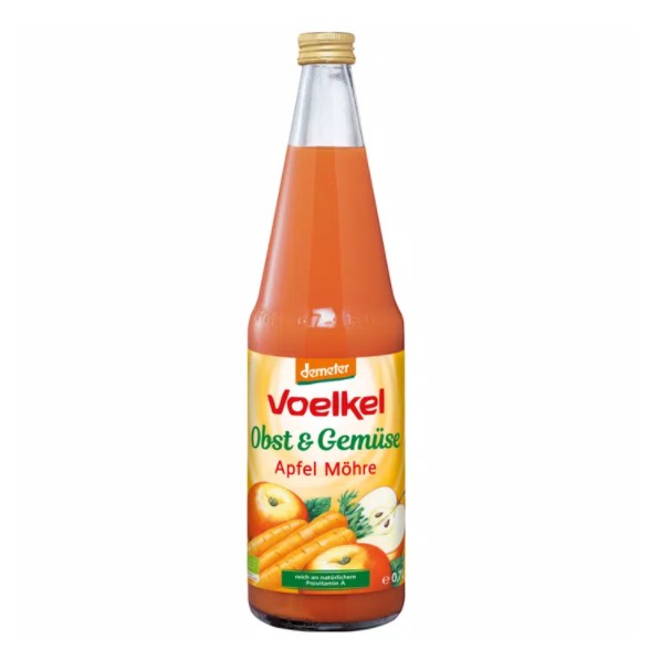 

Voelkel Organic Carrot Apple Juice 700ml Jus Apel Wortel Organik Vegan
