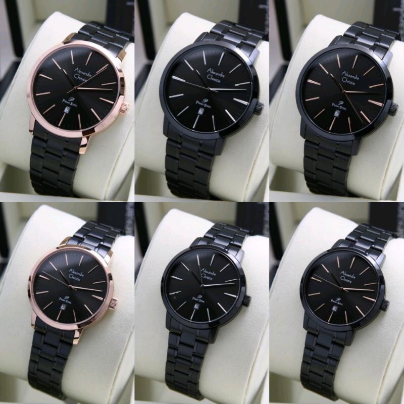 Alexandre Christie AC1028 Rantai Jam Tangan Couple/Pria/Wanita AC 1028 Original