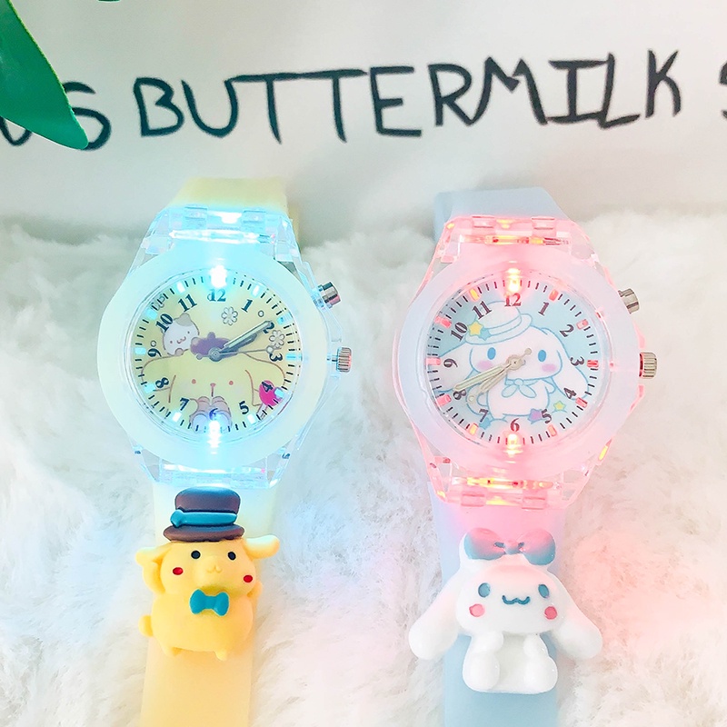 Jam Tangan Wanita Analog Quartz Jelly LED Korean Fashion / Jam Tangan Jelly LED Import/Untuk Wanita Quartz Analog