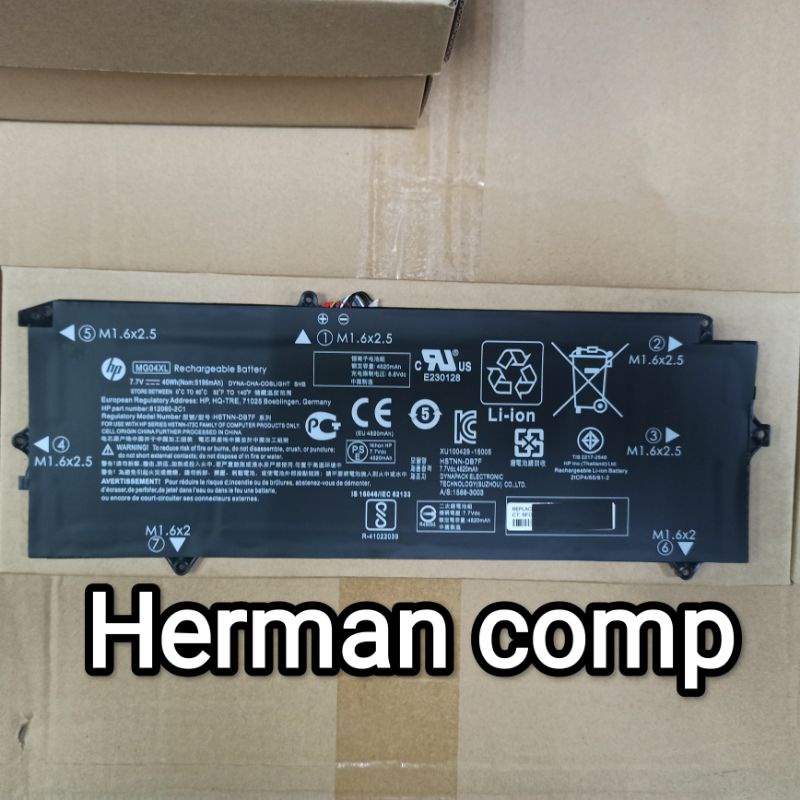 Original Baterai HP Elite X2 1012 G1 MG04XL HSTNN-DB7F