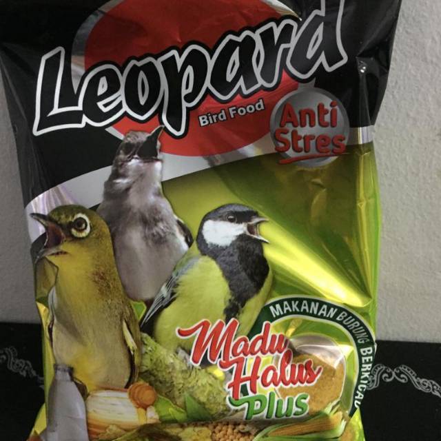 Pakan leopard kuning - pur leopard - pakan burung berkicau