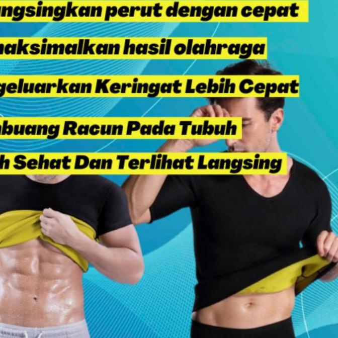 ♡ Korset Perut Pria Korset Baju Pria Pengecil Perut Pria Cloth Neotex GI09A Ukuran S ☂