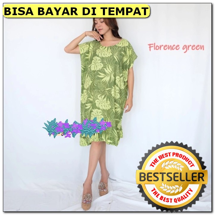 Daster Dress Zhara Bercak Tie Dye Zara Zahra Kekinian Adem CK406  Bali Motif Ranting