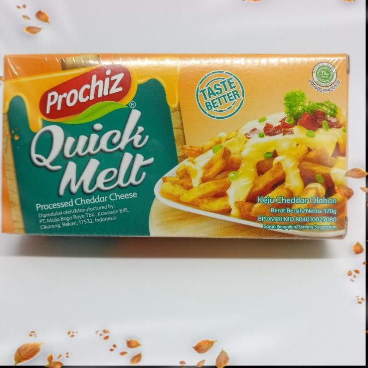 

DE9✧ Prochiz Quickmelt 170gr / Prochiz Quick Melt / Keju Leleh / Prochiz Eazymelt Harga Terjangkau