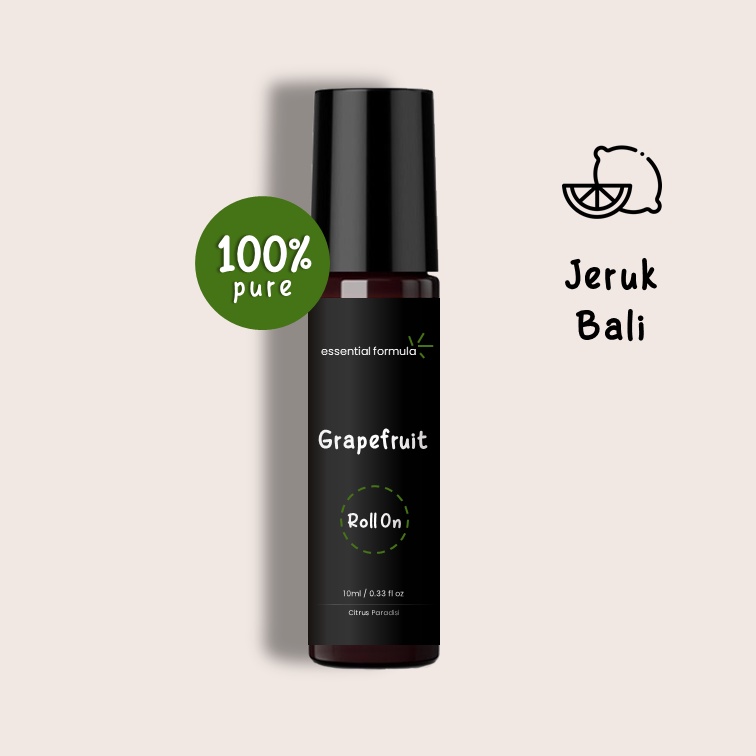 10ml Organic Grapefruit Essential Oil Roll On Jeruk Bali Murni 100%