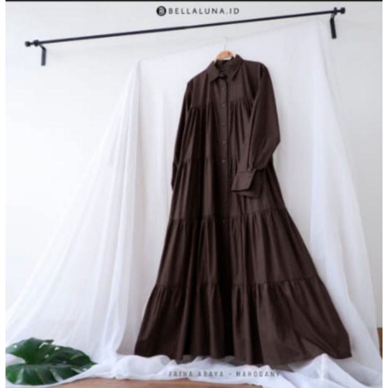 FAIHA ABAYA by bellaluna MAHOGANY