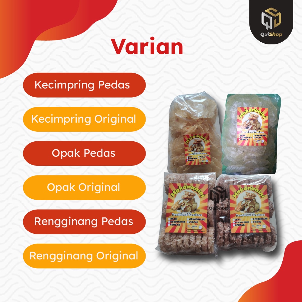 Cemilan Ringan Opak Kecimpring Cimpring Singkong Rengginang Mentah Siap Goreng Termurah Premium