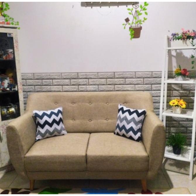 Sofa Retro Harga Promo / Sofa Retro 2 Seater Minimalis Dindamilka