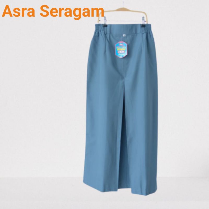 Rok sekolah sma/ smk- rok span panjang warna abu, putih, coklat dan hitam bahan Famatex dan Drill (l