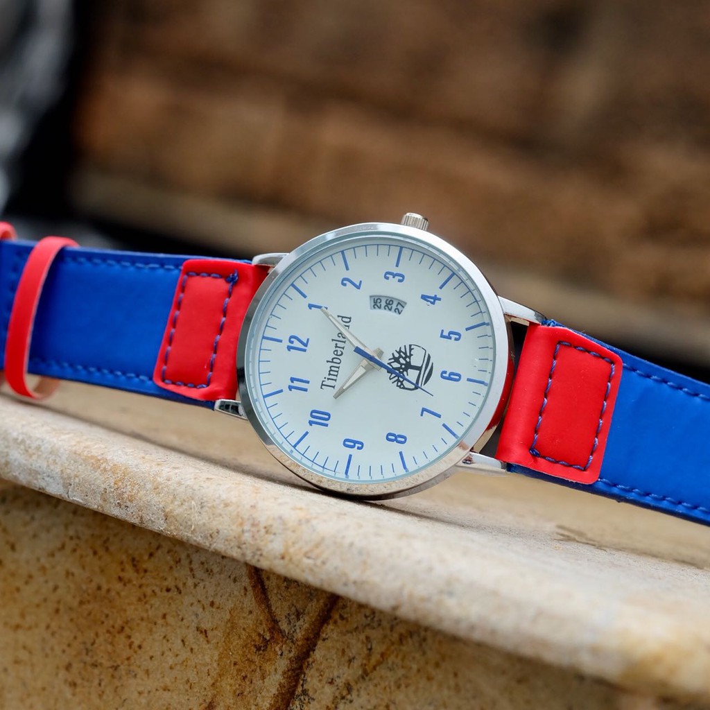 Jam Tangan Pria Wanita Timberland Tanggal Tali Kulit