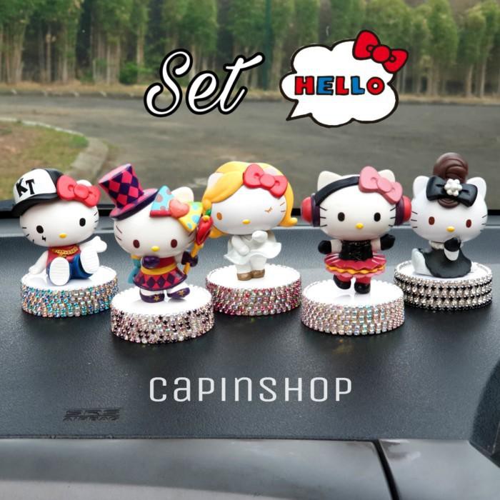 [Bantal mobil] SET HK BLING // paket (isi 5) Aksesoris Hiasan Pajangan Mobil Lemari S