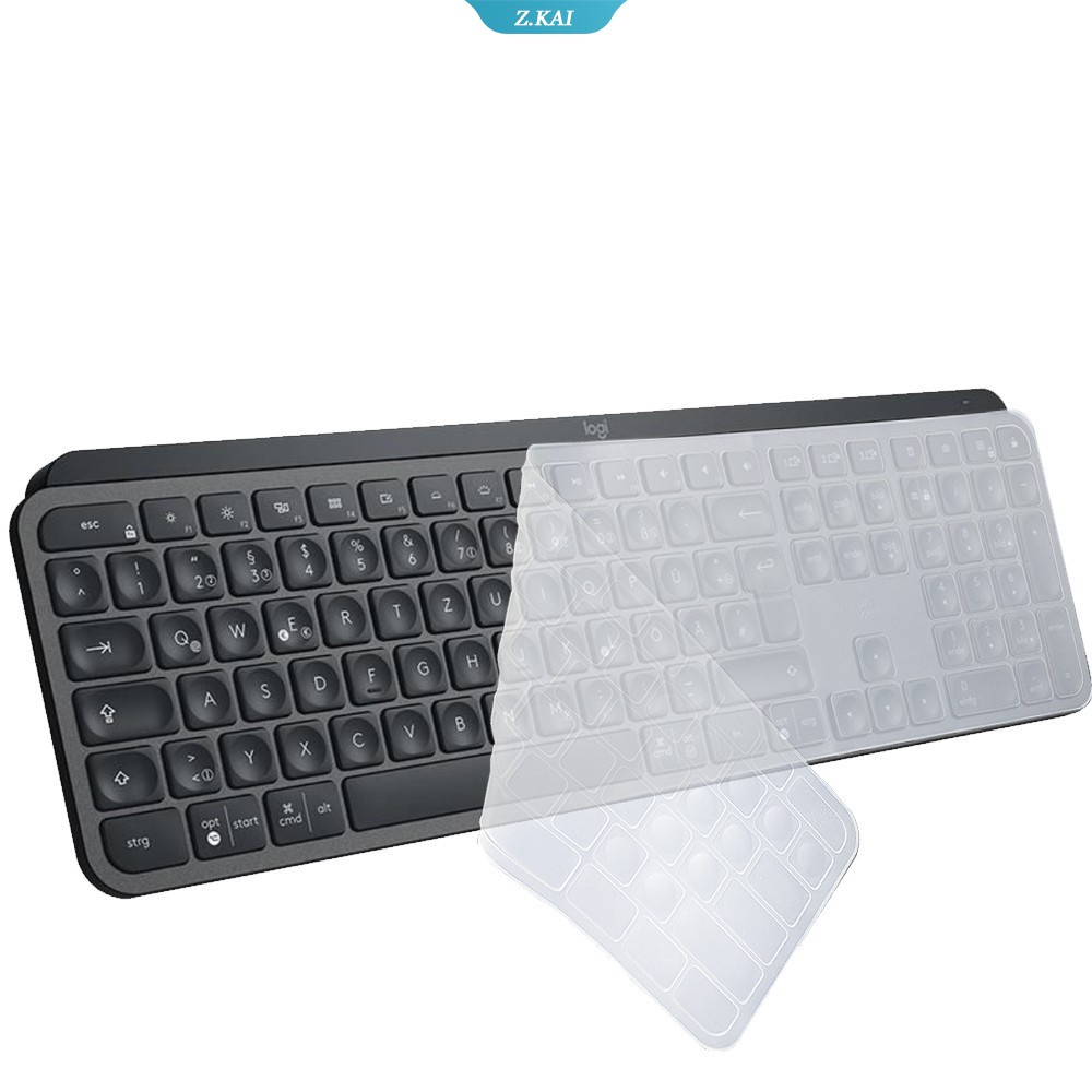 Cover Pelindung Keyboard Logitech MX Key Mac Bahan Silikon Bening Tahan Air Dapat Dicuci